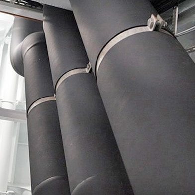 Cold insulation of pipes